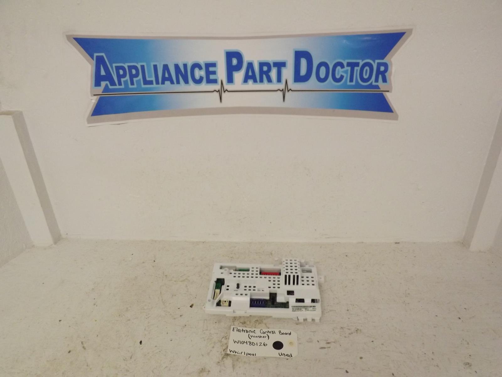 Whirlpool Washer W10480126 Electronic Control Board Used Whirlpool Washer W10480126 Electronic Control Board Used